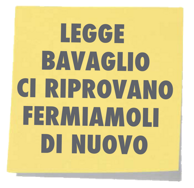 NO  AL  BAVAGLIO,  SI' ALL'INFORMAZIONE !