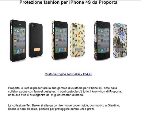 Custodie iPhone 4S : Proporta è già pronta a proteggere il nuovo iDevice