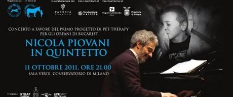 Nicola Piovani, un concerto per la pet therapy