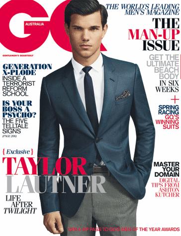 Taylor Lautner su Australia GQ: ma sei proprio tu?