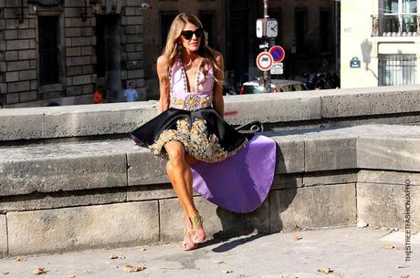 In the Street...Paris Fashion Week...Anna