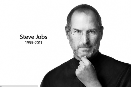 Steve Jobs, l’uomo della mela, l’uomo, in persona.