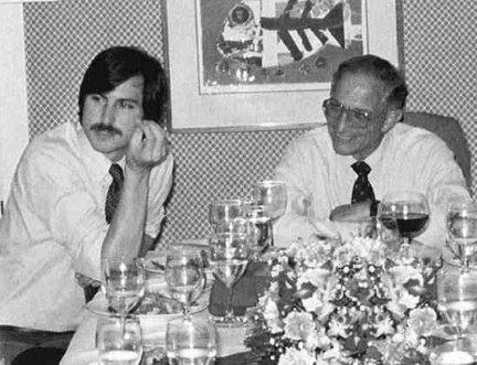 Steve Jobs con Bob Noyce