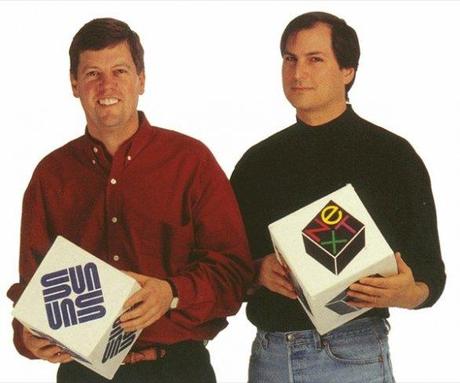 Steve Jobs e  Scott McNealy