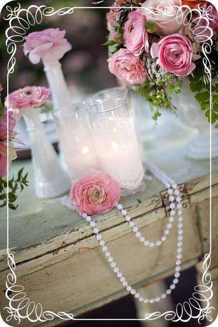 Shabby Chic on Friday: dessert table...