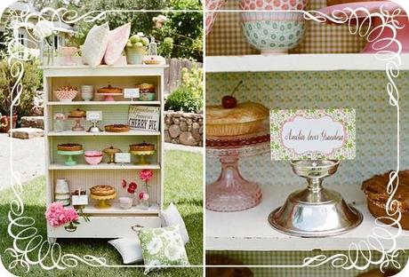 Shabby Chic on Friday: dessert table...