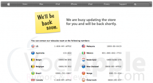 Apple Store di tutto il mondo OFFLINE, in arrivo il pre-ordine dell’ iPhone4 S….