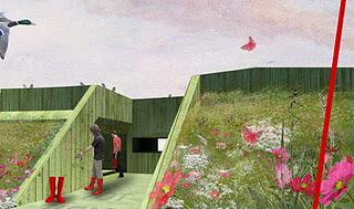 ‘Fierljep’ Polder and Information Centre / Bureau B+B