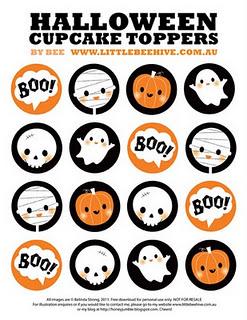 Cupcake toppers! Ovvero, come rendere fantastiche le vostre tortine di Halloween