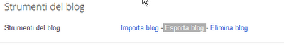 Salviamo i nostri post: come fare il backup di tutto il blog su Blogger (blogspot)