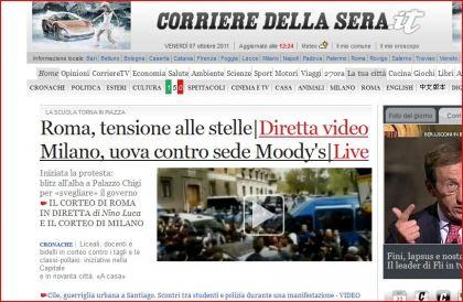 La diretta di Corriere.it sulla manifestazione studentesca