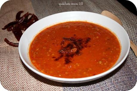 ZUPPA DI LENTICCHIE ALLA PAPRIKA...PER SALUTARE L'AUTUNNO!