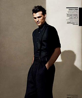 Romulo Pires in Dolce & Gabbana su GQ Brasile