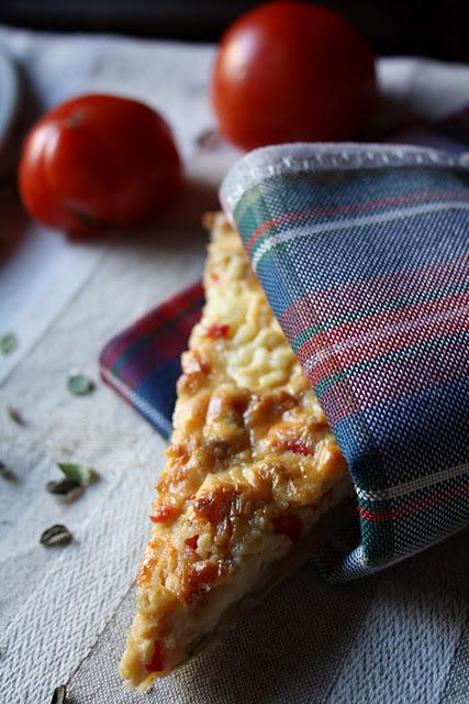 Quiche  integrale con semi di girasole e cumino