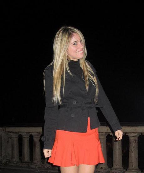 Piazzale Michelangelo with my Orange skirt..!