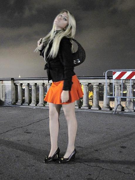 Piazzale Michelangelo with my Orange skirt..!