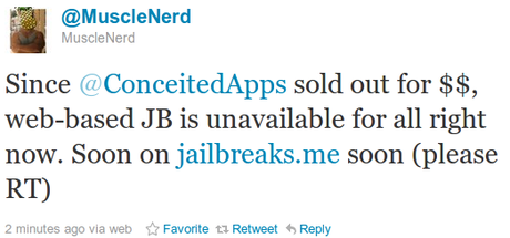 Il sito Jailbreakme.com chiuso : MuscleNerd apre il nuovo Jailbreaks.me