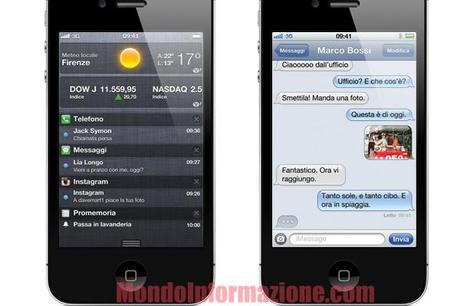iPhone 4S iMessage iOS5 notifiche iPhone 4S: Video di Presentazione, Fotocamera 8mpx, Siri e tutte le novità