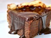 Chocolate crepe layer cake...che libidine!