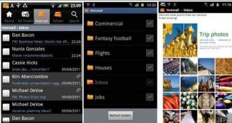 Posta elettronica Hotmail ora su smartphone Android : Download
