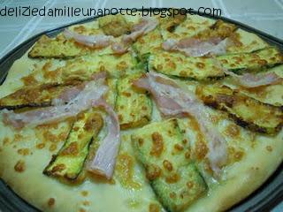 PIZZA CON ZUCCHINE PASTELLATE