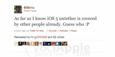 i0n1c conferma:iOS 5 Untethered è “coperto”!
