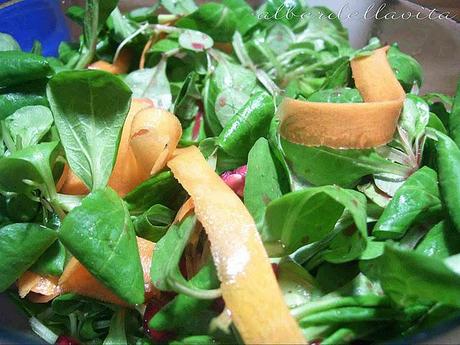 INSALATA DI MELAGRANA E VALERIANA