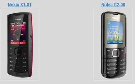 Nokia X1-01 e Nokia C2-00 Dual SIM disponibili su NStore.it