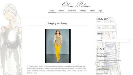 NEWS | Debutta sul web il blog di Olivia Palermo