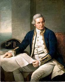 Ritratto del Capitano James Cook di Nathaniel Dance