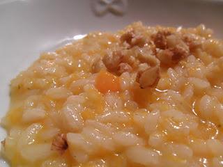 IL RISOTTO ALLA ZUCCA E ZENZERO E L'AUTUNNO A SAN MARTINO IN COLLE.....