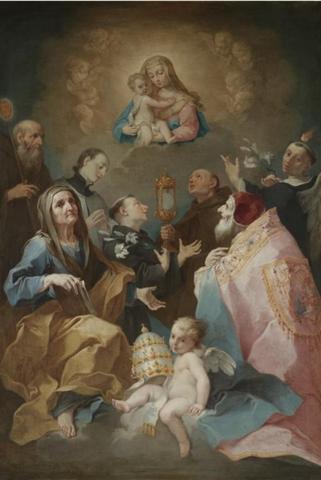 G.B. Tagliasacchi: “La Madonna dell’Aiuto  e Santi”