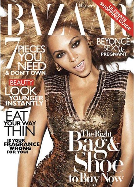 Beyonce Sulla Copertina e Nell'Editoriale di Harper's Bazaar, Novembre 2011
