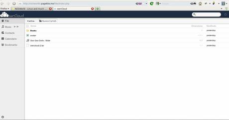 Owncloud 2 in abbinata con Pagekite