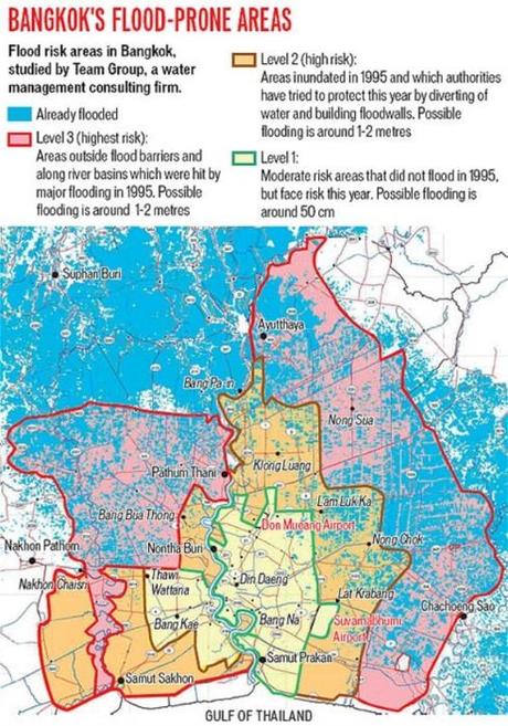 Thailandia: la peggiore inondazione degli ultimi 50 anni