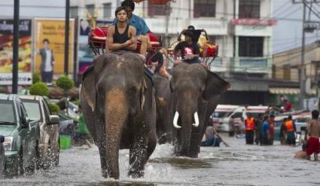 Thailandia: la peggiore inondazione degli ultimi 50 anni