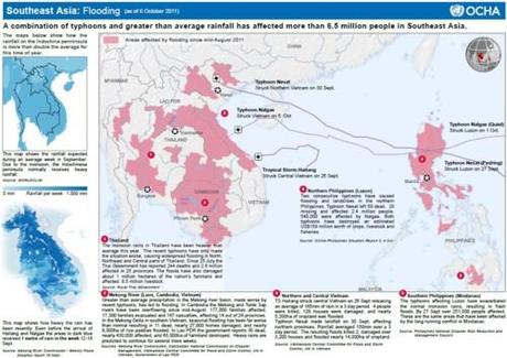 Thailandia: la peggiore inondazione degli ultimi 50 anni