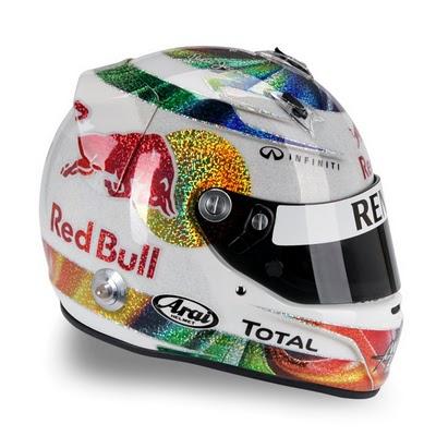 Arai GP-6 S.Vettel Singapore 2011 by Jens Munser Designs