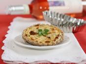 Quiche integrali ricotta, salmone erbe aromatiche