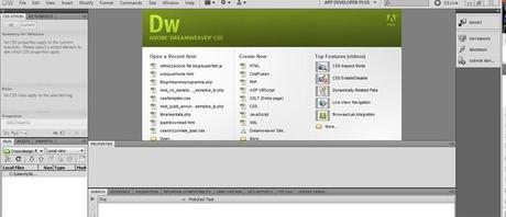 approccio-Dreamweaver-cs5