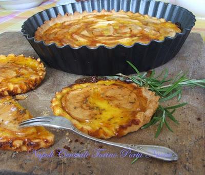 Torta di Mele e Crema con Rosmarino e Gelatina di Mela