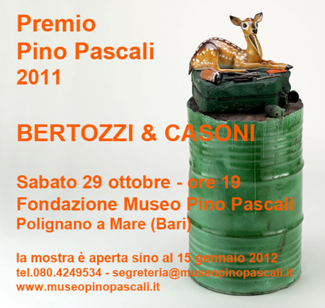 Musei/ XIV edizione del Premio Pino Pascali a Polignano a Mare