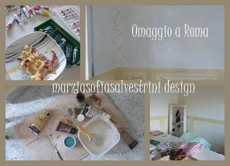 Omaggio a Roma, la stanza da pranzo seconda parte....