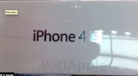 Video – Ecco un primo unboxing con recensione del nuovo iPhone 4s !!!