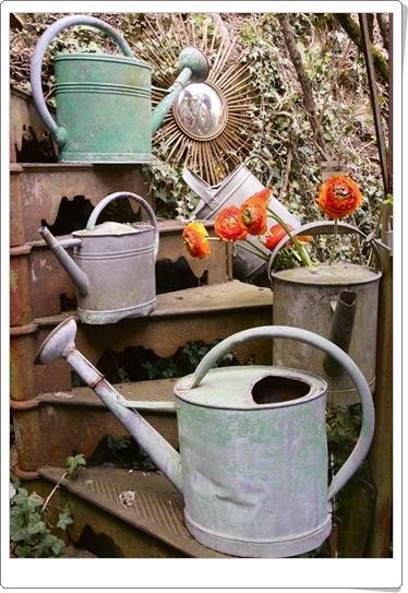 Shabby Chic On Friday: in the garden...