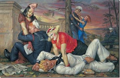 Paul Cadmus, Sailors and Floosies, 1938 Paul Cadmus, Sailors and Floosies, 1938
