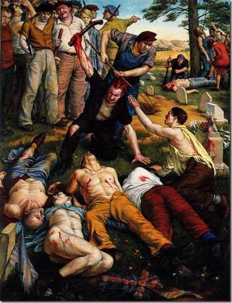 Paul Cadmus, Herrin Massacre, 1940