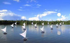 FlowingRiver_RioAmazonas: la più grande installazione d’arte mai realizzata, simbolo dello sviluppo sostenibile, navigherà il Rio delle Amazzoni