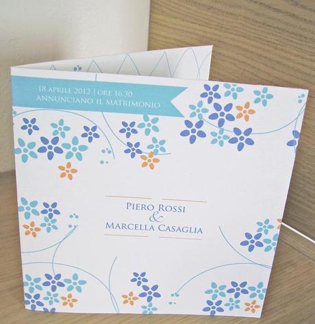 Partecipazioni per Matrimonio: Pioggia di Fiori