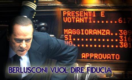 Berlusconi vuol dire fiducia…
